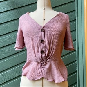 Mauve pink top